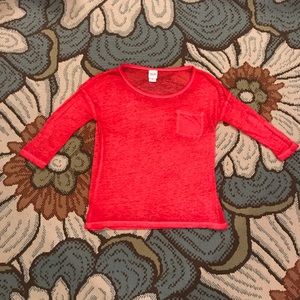 *SOLD* Distressed Red T-Shirt sz- XS